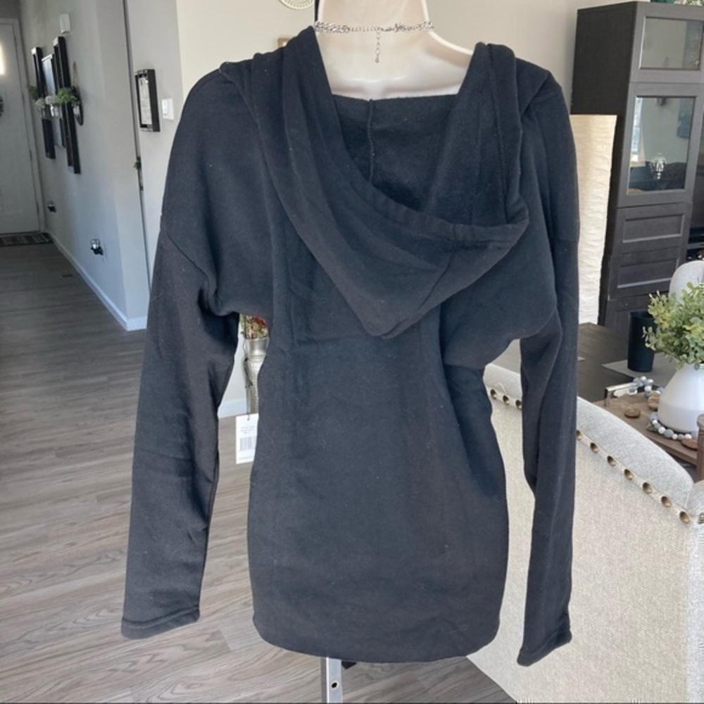 ๐ Black hoodie drawstring sweatshirt S - Picture 4 of 9